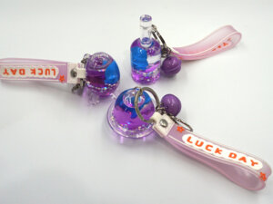 Alternative view of Float Keychain - Blue Whale