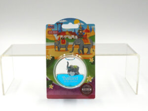 Alternative view of Float Magnet - Elephant (Green Pattern)