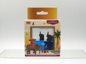 Alternative view of Float Paper Weight - Elephant (Red Sun Pattern)