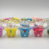 Bear Keychain - Colorful Bubble Bear