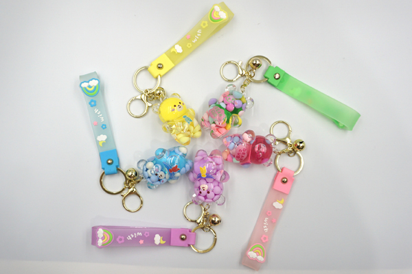 Bear Keychain - Colorful Bubble Bear - Image 5