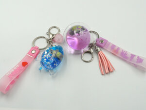 Alternative view of Float Keychain - Thai Elephant (Green)